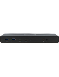 VisionTek Dual 4K USB PD Dock - Dual Display up to 4K resolutions, USB 3.0, USB-C and Thunderbolt 3 system compatible, Up to 60W