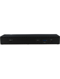 Visiontek VT4800 TB3 USB-C Dock w/PD - Compatible with Thunderbolt 3 and USB-C Windows and Mac systems, Up to 60W Power Delivery