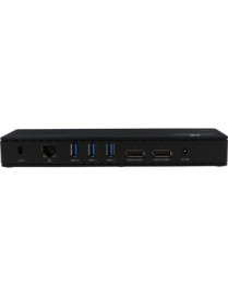 Visiontek VT4800 TB3 USB-C Dock w/PD - Compatible with Thunderbolt 3 and USB-C Windows and Mac systems, Up to 60W Power Delivery