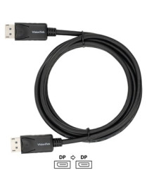 VisionTek DisplayPort to DisplayPort 2M Cable (M/M) - 6.6 ft DisplayPort A/V Cable for Audio/Video Device, Monitor, Projector, T