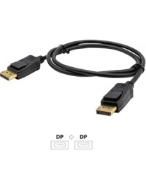 VisionTek DisplayPort to DisplayPort 1.4 1 Meter Cable - 3.3 ft DisplayPort A/V Cable for Audio/Video Device, Monitor, Projector