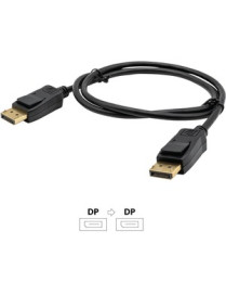 VisionTek DisplayPort to DisplayPort 1.4 2 Meter Cable - 6.6 ft DisplayPort A/V Cable for Audio/Video Device, Projector, Monitor