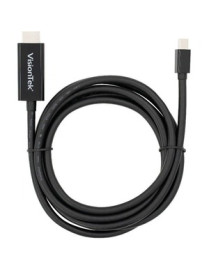 VisionTek Mini DisplayPort to HDMI 2.0 Active Cable (M/M) 4K @60Hz - 6.6 ft HDMI/Mini DisplayPort A/V Cable for Monitor, Project