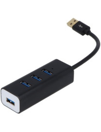 VisionTek USB 3.0 4 Port Hub - USB 3.0 - External - 4 USB Port(s) - 4 USB 3.0 Port(s) - PC, Mac