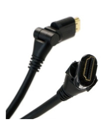 VisionTek HDMI 10 Foot Pivot Cables (M/M) - 10 ft HDMI A/V Cable for Audio/Video Device, Stereo Receiver, Blu-ray Player, DVD Pl