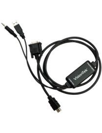 VisionTek VGA to HDMI 1.5M Active Cable (M/M) - 4.9 ft HDMI/VGA Video Cable for Video Device - First End: 15-pin HD-15 - Male - 