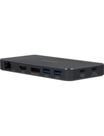 VisionTek VT350 Portable USB-C Docking Station with Power Passthrough - for Notebook/Smartphone/Monitor - 100 W - USB Type C - 2