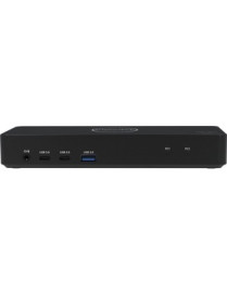 VisionTek VT2900 USB-C Dual System KVM Docking Station with 100W Power Delivery - for Notebook/Desktop PC/Smartphone/Monitor/Key