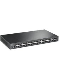 Tp Link TP-Link JetStream 48-Port Gigabit L2 Managed Switch with 4 SFP Slots - 48 Ports - Manageable - 2 Layer Supported - Modul