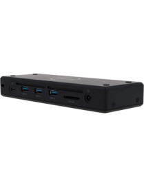 VisionTek VT5400 Dual Display 4K Thunderbolt Docking Station with 80W Power Delivery - for Desktop PC/Notebook/Monitor - Memory 