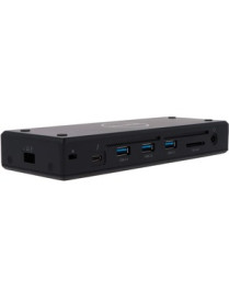 VisionTek VT5400 Dual Display 4K Thunderbolt Docking Station with 80W Power Delivery - for Desktop PC/Notebook/Monitor - Memory 