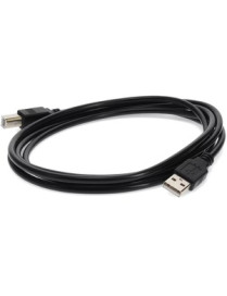 AddOn USB Extension Data Transfer Cable - 3 ft USB Data Transfer Cable for Scanner, Hub, Printer - First End: USB 2.0 Type A - M