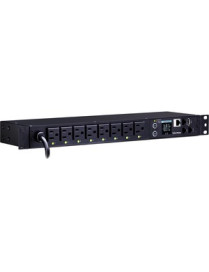 Cyber Power CyberPower PDU81001 8-Outlet PDU - NEMA 5-15P - 8 x NEMA 5-15R - 120 V AC - Network (RJ-45) - 1U - Rack-mountable