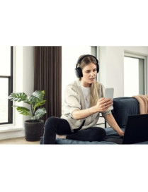 EPOS | SENNHEISER ADAPT 361 Headset - Stereo - USB Type C, Sub-mini phone (2.5mm), Mini-phone (3.5mm) - Wired/Wireless - Bluetoo