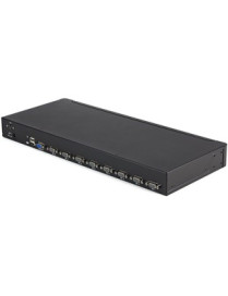 StarTech.com 8 Port 1U Rackmount USB KVM Switch Kit with OSD and Cables - A complete 8-port USB KVM kit, including all necessary