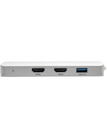 Tripp Lite U442-DOCK12-S Docking Station - for Notebook/Tablet PC/Desktop PC/Smartphone - 60 W - USB Type C - 2 x USB Ports - 1 