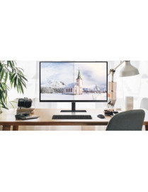 Samsung S24A600NWN 23.8" WQHD LCD Monitor - 16:9 - Black - 24.00" (609.60 mm) Class - In-plane Switching (IPS) Technology - 2560