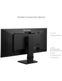 Viewsonic 34" Display, IPS Panel, 3440 x 1440 Resolution - 34" (863.60 mm) Class - In-plane Switching (IPS) Technology - 3440 x 