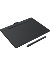 Wacom Intuos Wireless Graphics Drawing Tablet for Mac, PC, Chromebook & Android (small) with Software Included - Black - Graphic