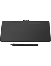 Wacom Intuos Wireless Graphics Drawing Tablet for Mac, PC, Chromebook & Android (small) with Software Included - Black - Graphic