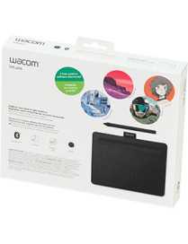 Wacom Intuos Wireless Graphics Drawing Tablet for Mac, PC, Chromebook & Android (small) with Software Included - Black - Graphic