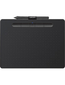 Wacom Intuos Wireless Graphics Drawing Tablet for Mac, PC, Chromebook & Android (small) with Software Included - Black - Graphic