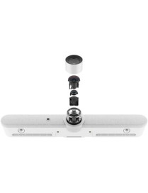 Logitech Video Conferencing Camera - 30 fps - White - USB 3.0 - 3840 x 2160 Video - 3x Digital Zoom - Microphone - Wireless LAN 