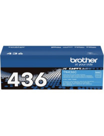 Brother TN436C Original Laser Toner Cartridge - Cyan - 1 Each - 6500 Pages