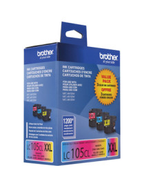 Brother Innobella LC1053PKS Original Ink Cartridge - Inkjet - High Yield - 1200 Pages Cyan, 1200 Pages Magenta, 1200 Pages Yello