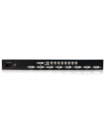 StarTech.com 8 Port 1U Rackmount DVI USB KVM Switch - Control up to 8 USB computers with DVI or HDMI video, from one keyboard, m