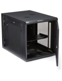 StarTech.com 12U 19" Wall Mount Network Cabinet - 24" Deep Hinged Vented Server Room Enclosure Locking Flexible IT Equipment Rac