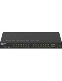 Netgear M4250-40G8XF-PoE+ AV Line Managed Switch - 40 Ports - Manageable - 3 Layer Supported - Modular - 89.20 W Power Consumpti