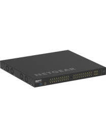 Netgear M4250-40G8XF-PoE+ AV Line Managed Switch - 40 Ports - Manageable - 3 Layer Supported - Modular - 89.20 W Power Consumpti