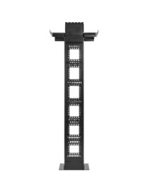 Tripp Lite SmartRack 45U Heavy-Duty 2-Post Open Frame Rack, 12-Inch Deep - For Networking, Switch, PDU, Patch Panel, Server, UPS