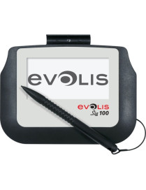 Evolis Sig100 Signature Pad - Backlit LCD - 3.74" (95 mm) x 1.85" (47 mm) Active Area LCD - Backlight - 320 x 160 - USB