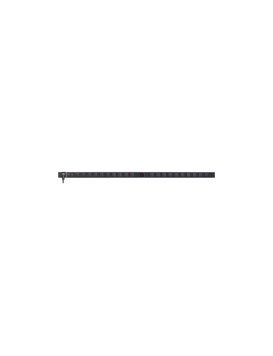 Cyber Power CyberPower PDU15MV20F 20-Outlets PDU - Metered - NEMA 5-15P - 20 x NEMA 5-15R - 120 V AC - Vertical - Rack-mountable