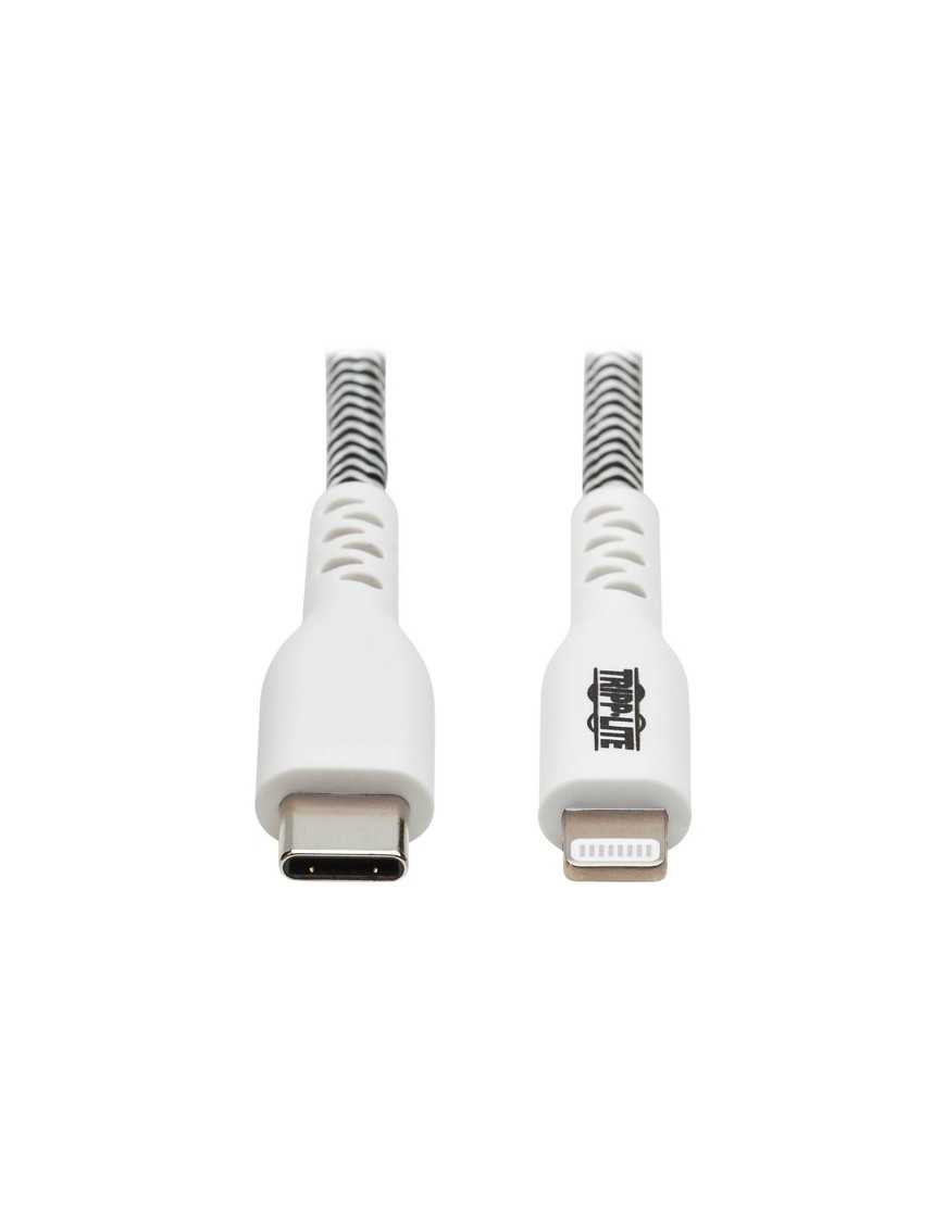 Tripp Lite M102-003-HD Heavy-Duty USB-C to Lightning Cable (M/M), 3 ft. - 3 ft Lightning/USB-C Data Transfer Cable for iPhone, i