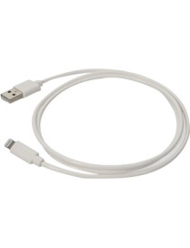 AddOn 1m Apple Computer Compatible USB 2.0 (A) Male to Lightning Male White Cable - 3.3 ft Lightning/USB Data Transfer Cable for