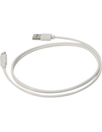 AddOn 1m Apple Computer Compatible USB 2.0 (A) Male to Lightning Male White Cable - 3.3 ft Lightning/USB Data Transfer Cable for