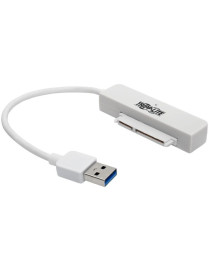 Tripp Lite U338-06N-SATA-W USB 3.0 SuperSpeed to SATA III Adapter Cable, White - SATA/USB Data Transfer Cable for Hard Drive, So