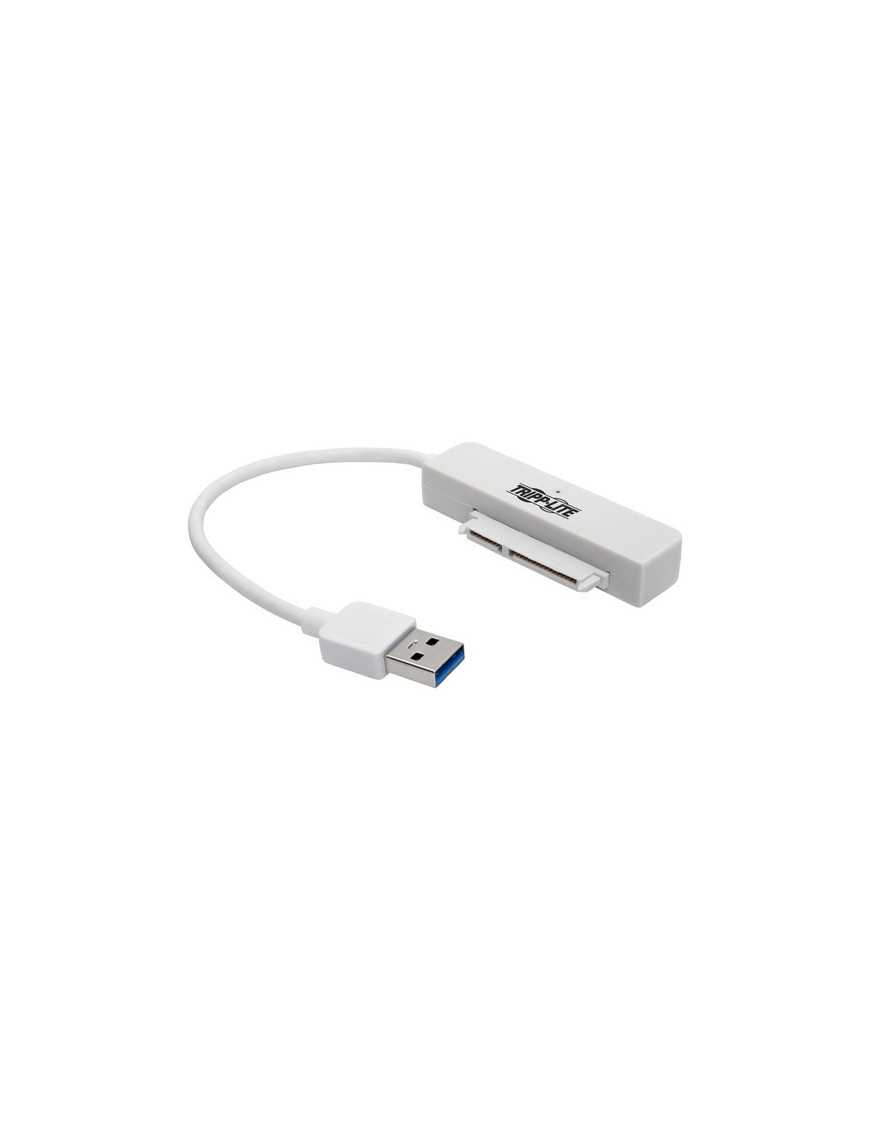 Tripp Lite U338-06N-SATA-W USB 3.0 SuperSpeed to SATA III Adapter Cable, White - SATA/USB Data Transfer Cable for Hard Drive, So