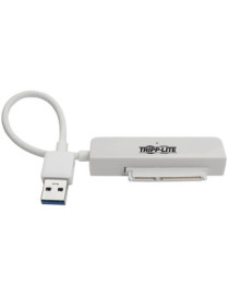 Tripp Lite U338-06N-SATA-W USB 3.0 SuperSpeed to SATA III Adapter Cable, White - SATA/USB Data Transfer Cable for Hard Drive, So