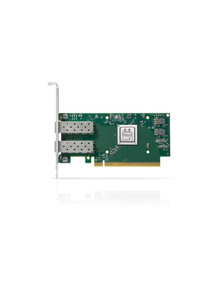 Mellanox NVIDIA ConnectX-5 EN 25Gigabit Ethernet Card - PCI Express 3.0 x16 - 3.13 GB/s Data Transfer Rate - 2 Port(s) - Optical