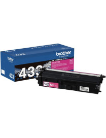 Brother TN433M Original High Yield Laser Toner Cartridge - Magenta - 1 Each - 4000 Pages