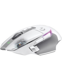 Logitech G502 X PLUS LIGHTSPEED Wireless Gaming Mouse - Optical - Wireless - Rechargeable - White - 1 Pack - USB Type C - Scroll