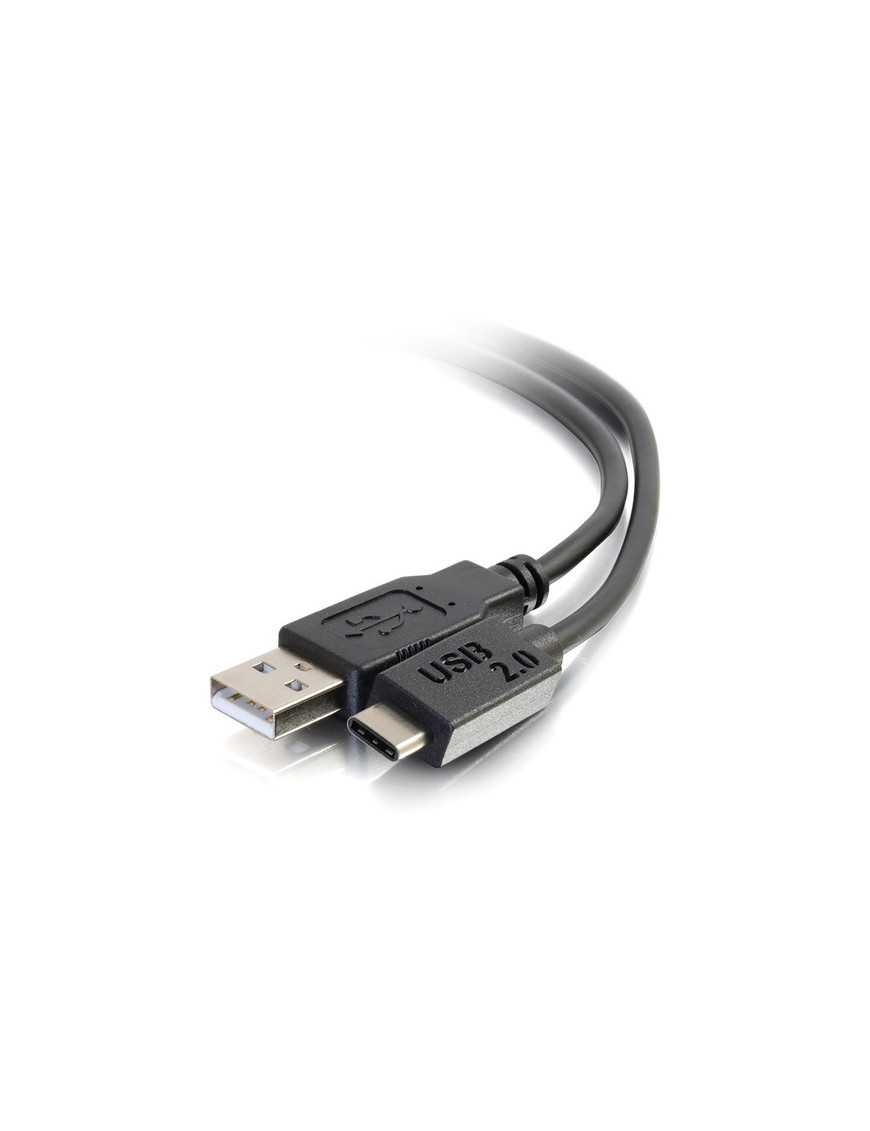 C2G 10ft USB C to USB A Cable - USB Type-C to Type-A - USB 2.0 - M/M - 10 ft USB Data Transfer Cable for Smartphone, Tablet, Har