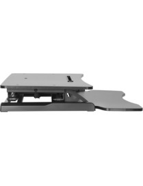 Amer Networks Amer Mounts Sit-Stand Integrated Desk Workstation - 15 kg Load Capacity - 19.70" (500.38 mm) Height x 24.20" (614.