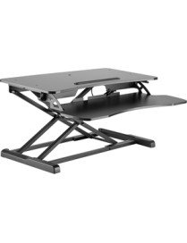 Amer Networks Amer Mounts Sit-Stand Integrated Desk Workstation - 15 kg Load Capacity - 19.70" (500.38 mm) Height x 24.20" (614.