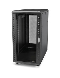 Startech 32U 19" Server Rack Cabinet, Adjustable Depth 6-32 inch, Flat Pack, Lockable 4-Post Network/Data Rack Enclosure with Ca