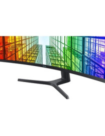 Samsung S49A950U 49" Dual Quad HD (DQHD) Curved Screen Quantum Dot LED LCD Monitor - 32:9 - Charcoal Black - 49" (1244.60 mm) Cl